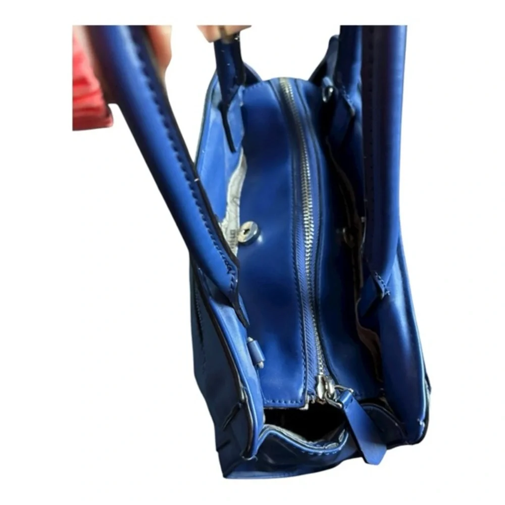 Guess suede leather Cobalt Blue‎ Kingsley Handbag/crossbody
